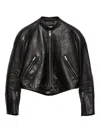 Prada Cropped Leather Jacket