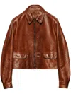 Prada Jackets In Braun
