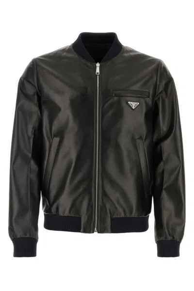 PRADA PRADA LEATHER JACKETS