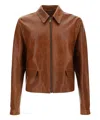 Prada Jackets In Brown