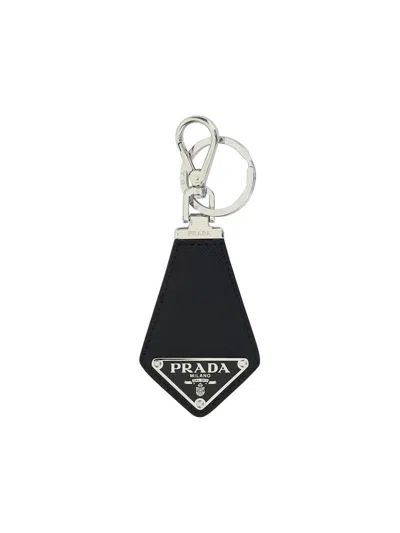 PRADA LEATHER KEYRING