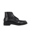 PRADA LEATHER LACE-UP BOOTS