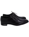 Prada Leather Lace-up Brushed Oxford (authentic Pre-loved)