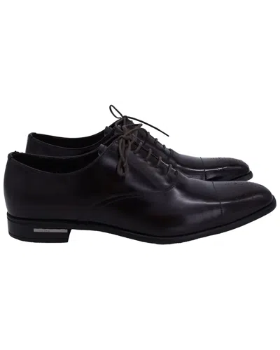 Prada Leather Lace-up Brushed Oxford (authentic Pre-loved)