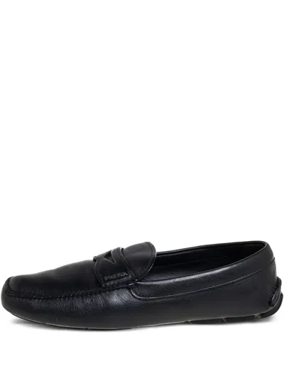 Pre-owned Prada Leather Loafers