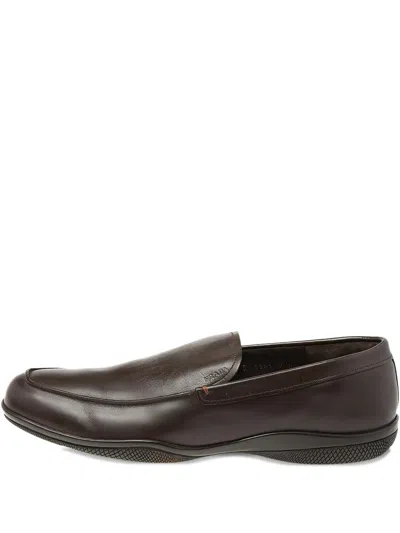 Pre-owned Prada Leather Loafers