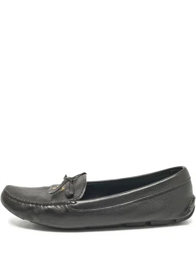 Pre-owned Prada Leather Loafers