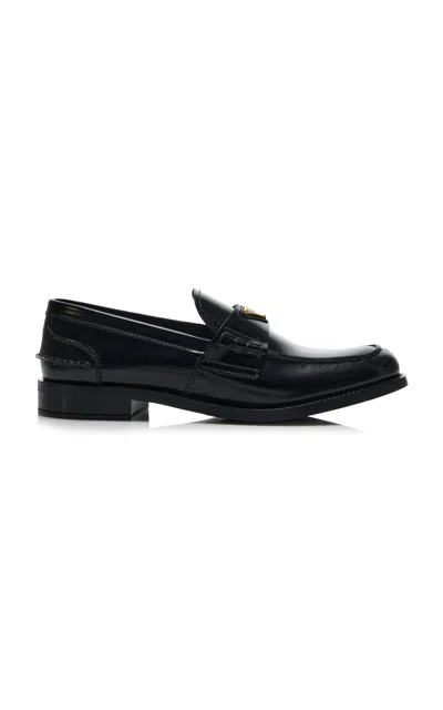 PRADA LEATHER LOAFERS