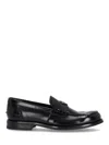 PRADA PRADA LEATHER LOAFERS