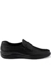 Prada Toblach Leather Loafers In Black