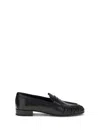 Prada Round-toe Loafers In Black