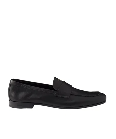 PRADA LEATHER LOAFERS