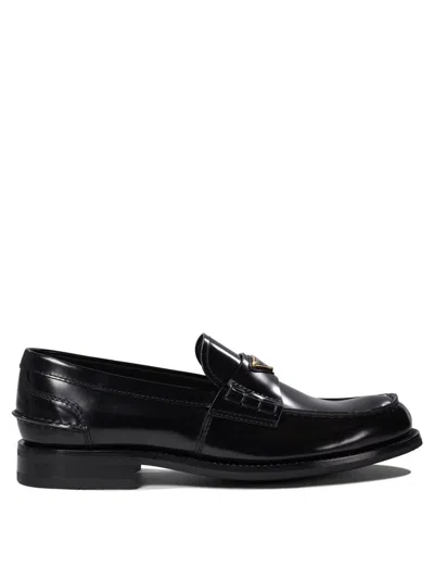 Prada Flat Shoes In Black