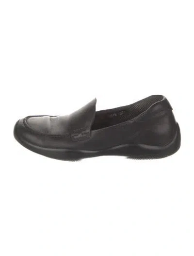 Pre-owned Prada Leather Loafers In Multi