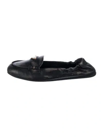 Pre-owned Prada Leather Loafers In Multi