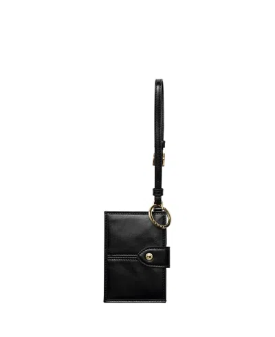 PRADA LEATHER LOGO CARD CASE