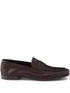 Prada Loafer Aus Leder In Brown