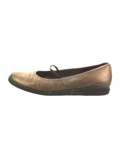 Pre-owned Prada Leather Mary Jane Flats