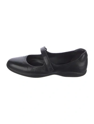 Pre-owned Prada Leather Mary Jane Flats In Multi
