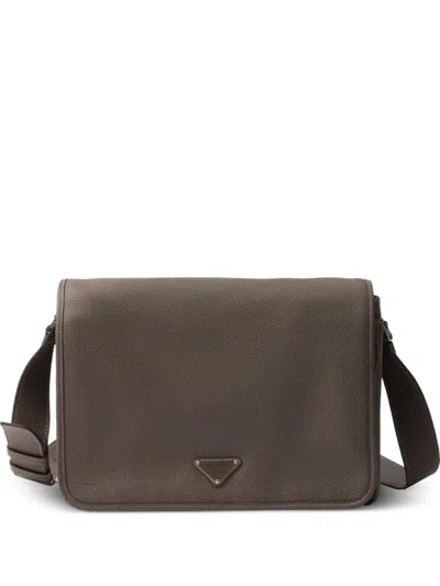 Prada Leather Messenger Bag