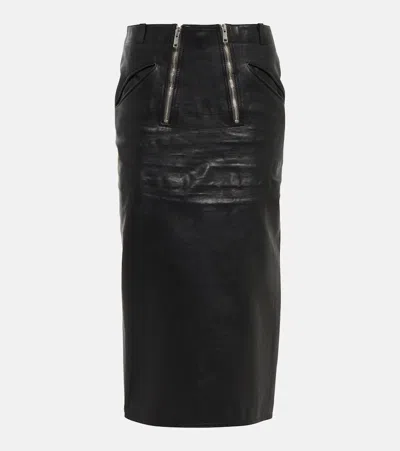 Prada Midirock Aus Leder In Black