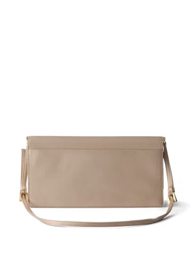 Prada Leather Mini Bag In Brown