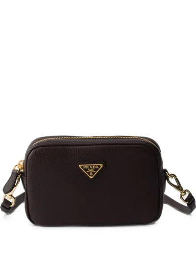 Prada Leather Mini-bag In Brown