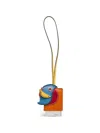 Prada Leather Mirror Case Pendant In Multi