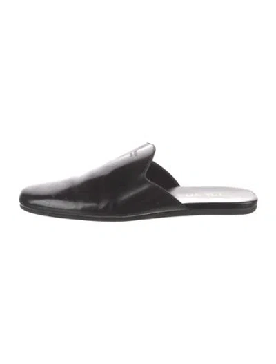 Pre-owned Prada Leather Mules In Black
