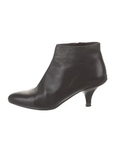 Pre-owned Prada Leather Mules In Black