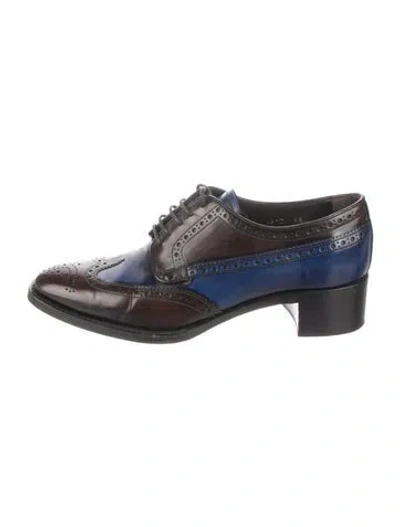 Pre-owned Prada Leather Mules In Multi
