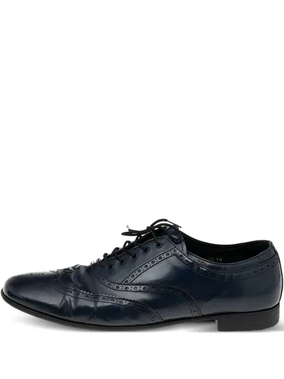 Pre-owned Prada Leather Oxford Shoes