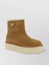 Prada Beige Suede Ankle Boots