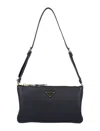 Prada Leather Pouch In Black