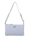 Prada Leather Pouch In Blue