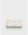 Prada Leather Pouch In White