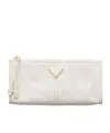 Prada Leather Pouch In White