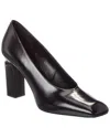 Prada Leather Pump In Black