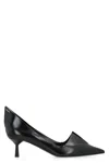 Prada Black Leather Pumps