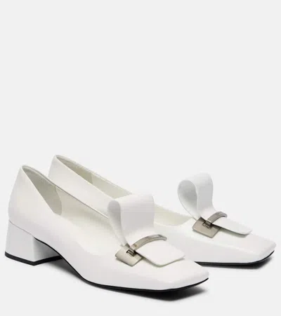 PRADA LEATHER PUMPS