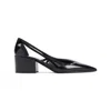 Prada Leather Cutout Block-heel Pumps In Animal Print