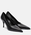Prada Leather Pumps In Black
