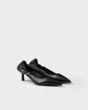 Prada With Heel Black In Black