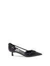 Prada Leather Pumps In Black
