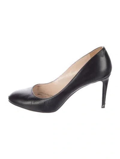 Pre-owned Prada Leather Pumps In Black
