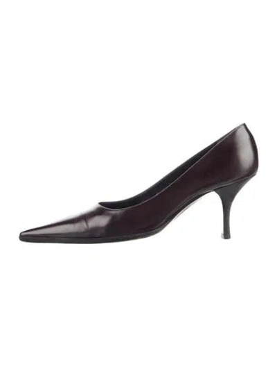 Pre-owned Prada Leather Pumps In Black