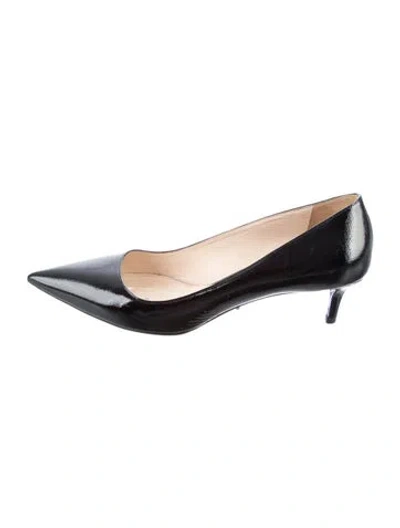 Pre-owned Prada Leather Pumps In Black