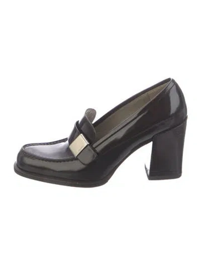 Pre-owned Prada Leather Pumps In Black