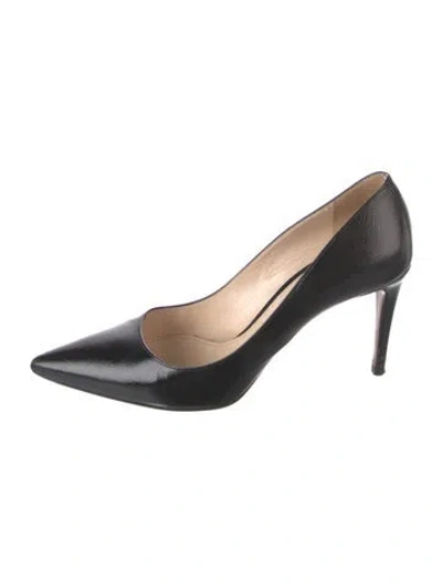Pre-owned Prada Leather Pumps In Black