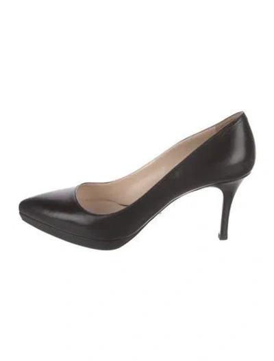 Pre-owned Prada Leather Pumps In Black